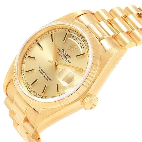 18 kt rolex for sale